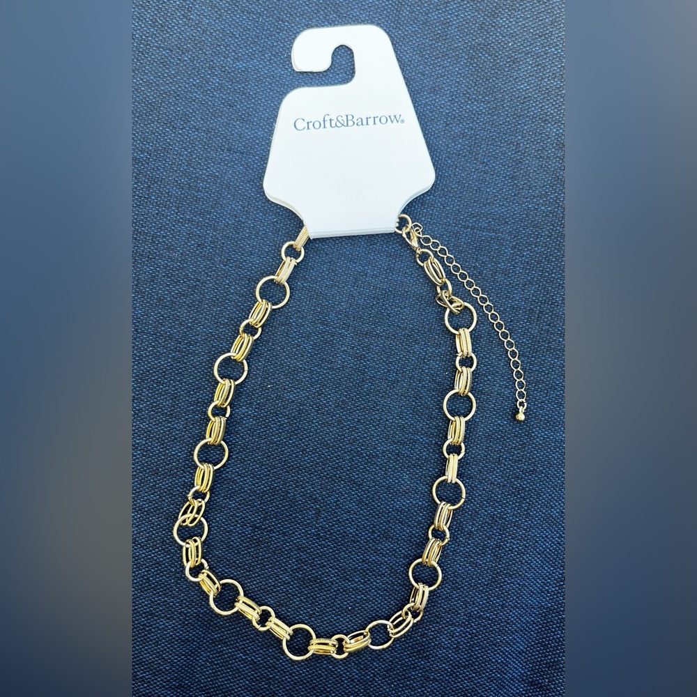 NWT Croft & Barrow Link Chain Necklace